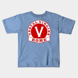 Vestal Virgins of Rome Kids T-Shirt